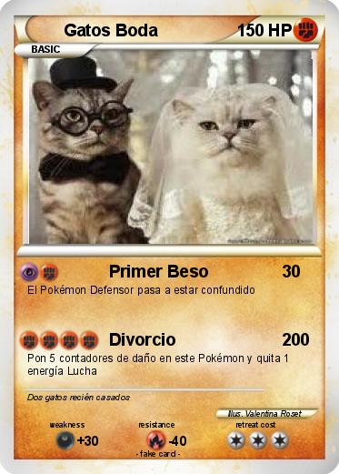 Pokemon Gatos Boda