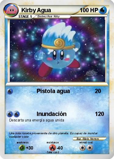 Pokemon Kirby Agua