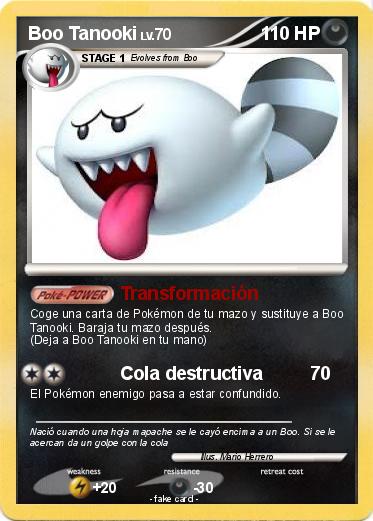Pokemon Boo Tanooki