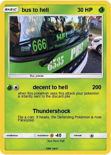 Pokemon bus to hell