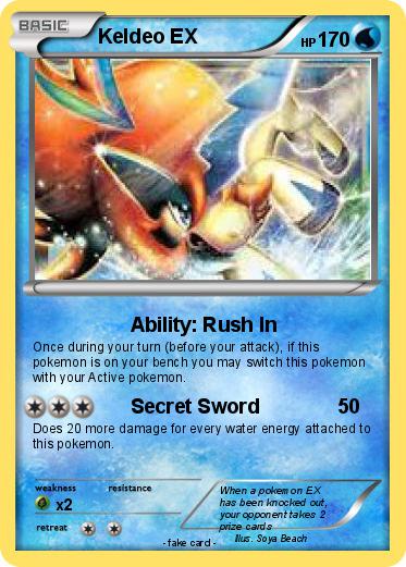 Pokemon Keldeo EX