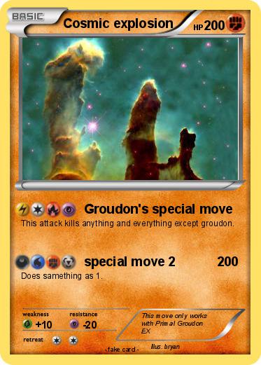 Pokemon Cosmic explosion