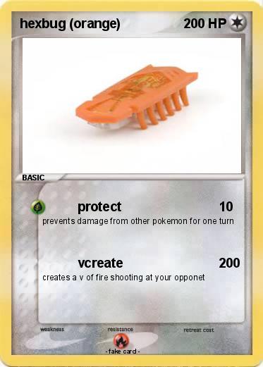 Pokemon hexbug (orange)
