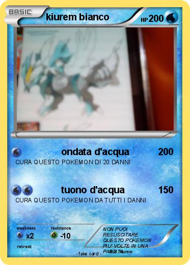 Pokemon kiurem bianco