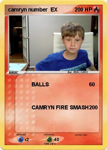 Pokemon camryn number  EX