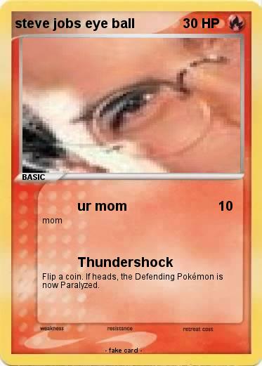 Pokemon steve jobs eye ball