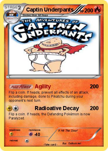 Pokemon Captin Underpants