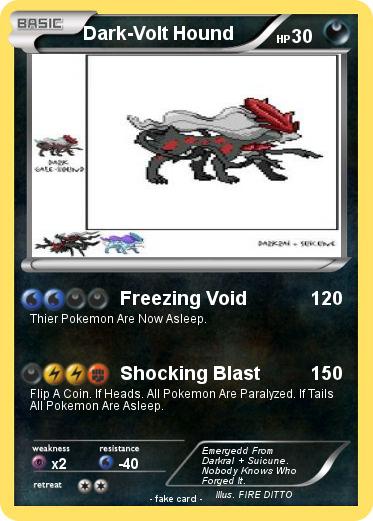 Pokemon Dark-Volt Hound