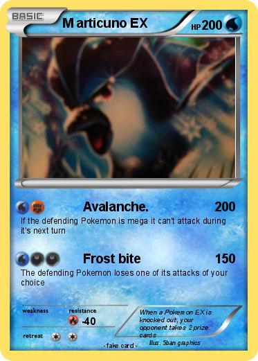 Pokemon M articuno EX