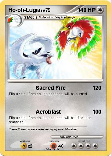 Pokemon Ho-oh-Lugia