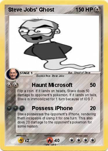 Pokemon Steve Jobs' Ghost