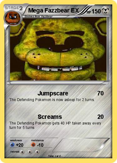 Pokemon Mega Fazzbear EX