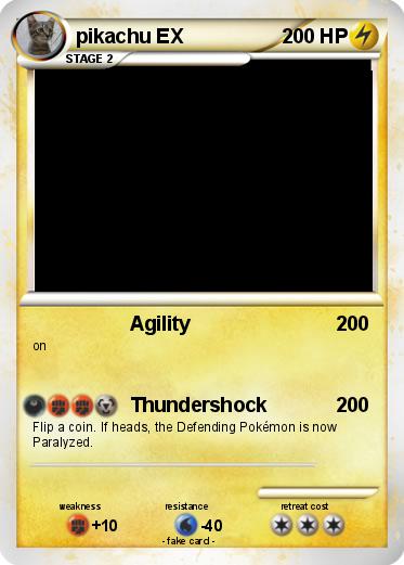 Pokemon pikachu EX