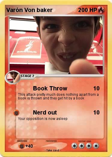 Pokemon Varón Von baker