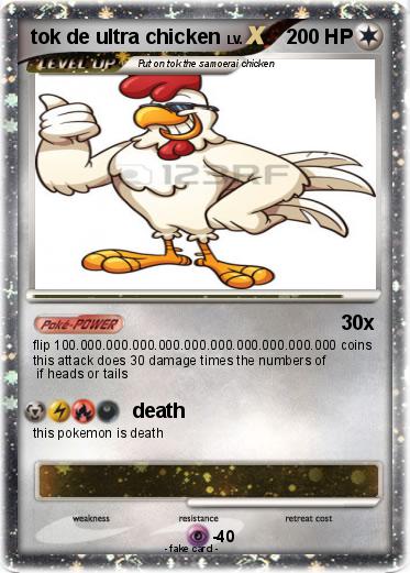 Pokemon tok de ultra chicken