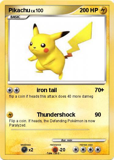 Pokemon Pikachu