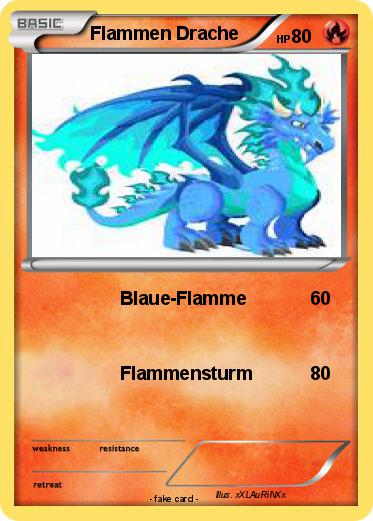 Pokemon Flammen Drache