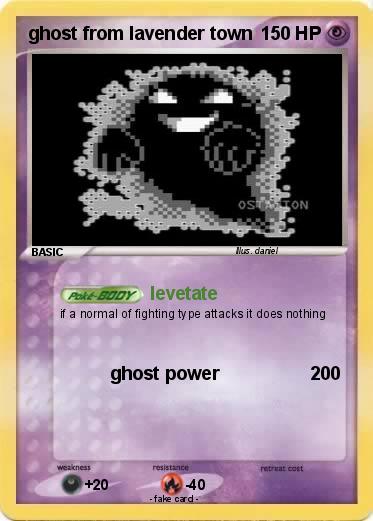 Pokemon ghost from lavender town