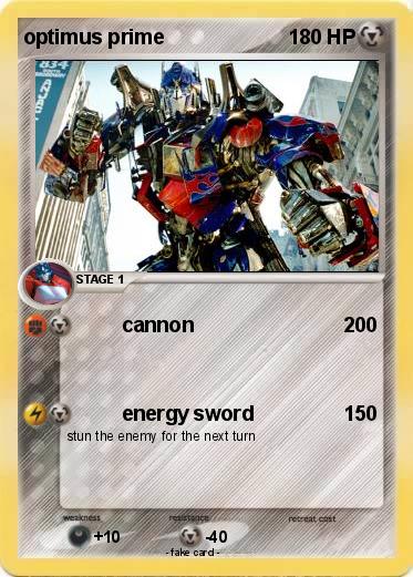 Pokemon optimus prime