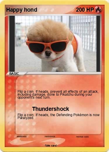 Pokemon Happy hond