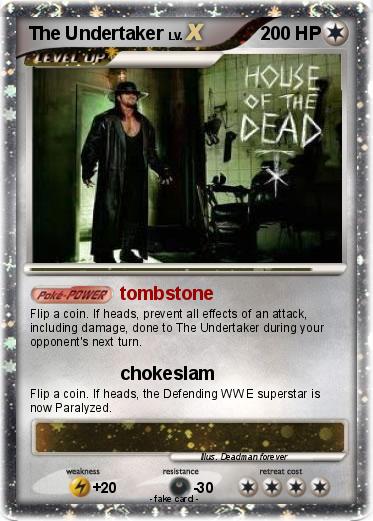 Pokemon The Undertaker Pokemon The Undertaker