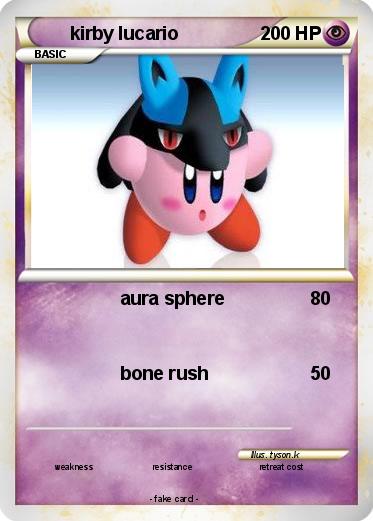 Pokemon kirby lucario
