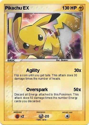 Pokemon Pikachu EX