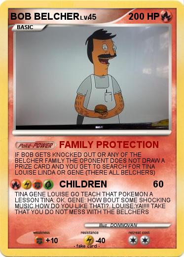 Pokemon BOB BELCHER