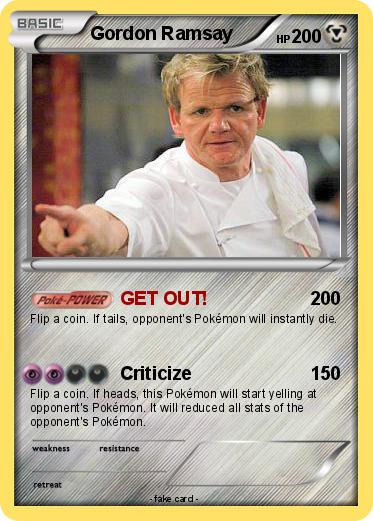 Pokemon Gordon Ramsay