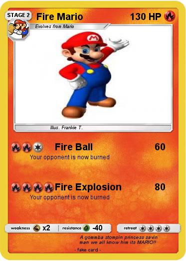 Pokemon Fire Mario