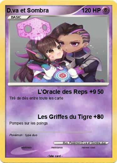 Pokemon D.va et Sombra