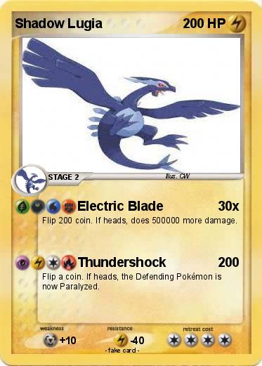 Pokemon Shadow Lugia