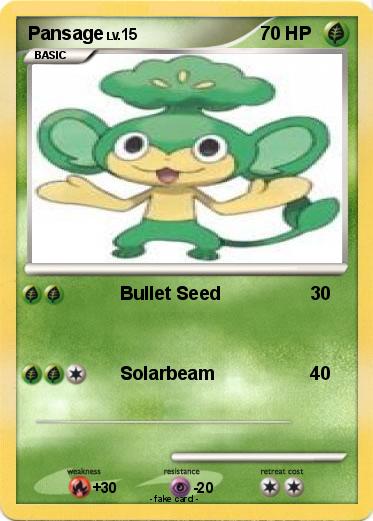 Pokemon Pansage