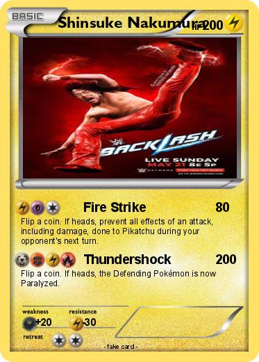 Pokemon Shinsuke Nakumura