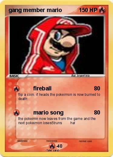 Pokemon gang member mario
