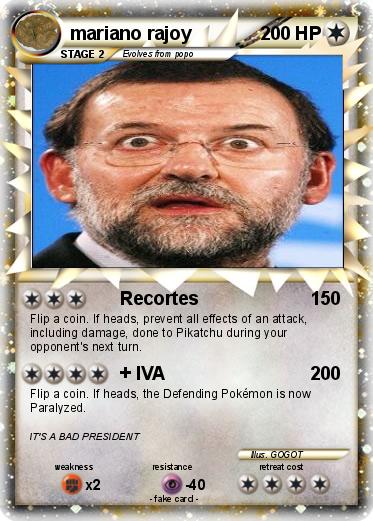 Pokemon mariano rajoy