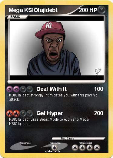 Pokemon Mega KSIOlajidebt