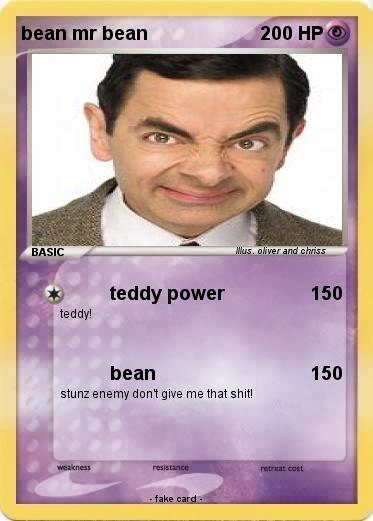 Pokemon bean mr bean