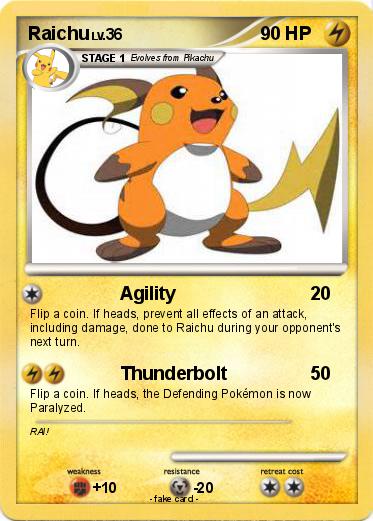 Pokemon Raichu