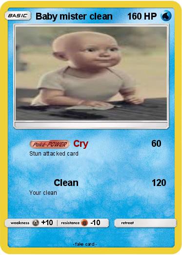 Pokemon Baby mister clean