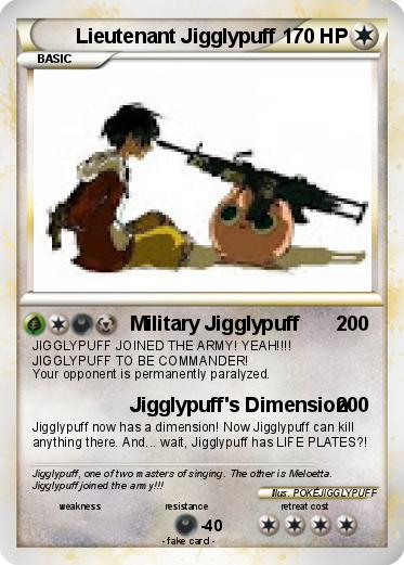 Pokemon Lieutenant Jigglypuff