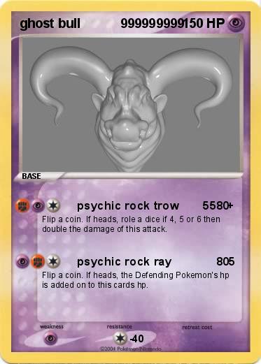 Pokemon ghost bull           999999999