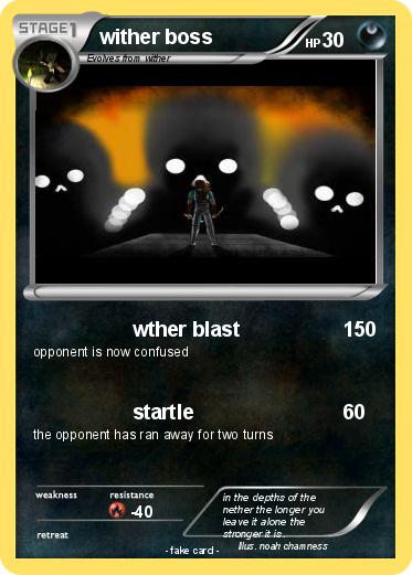 Pokemon wither boss
