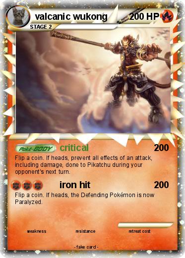 Pokemon valcanic wukong