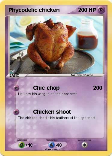 Pokemon Phycodelic chicken