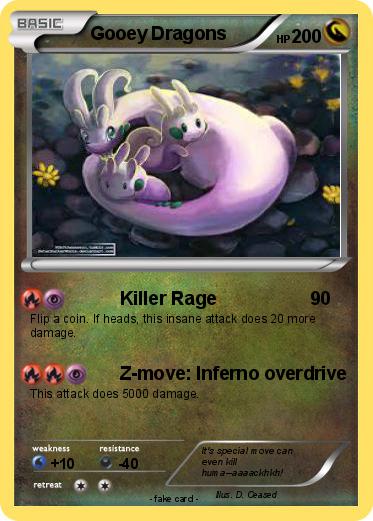 Pokemon Gooey Dragons