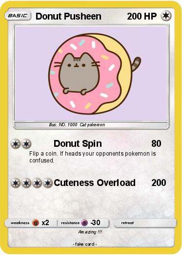Pokemon Donut Pusheen