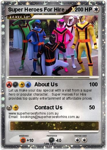 Pokemon Super Heroes For Hire