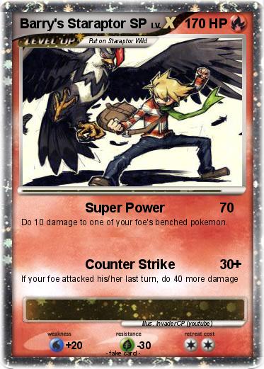 Pokemon Barry's Staraptor SP