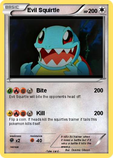 Pokemon Evil Squirtle